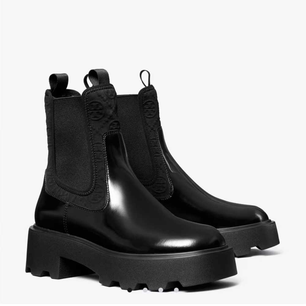 Tory Burch T Monogram Chelsea Lug Boot